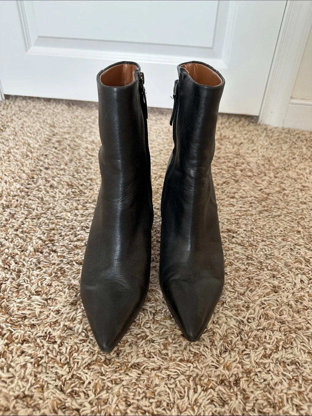 Franco Sarto Vesi Pointed Toe Leather Boots 8.5